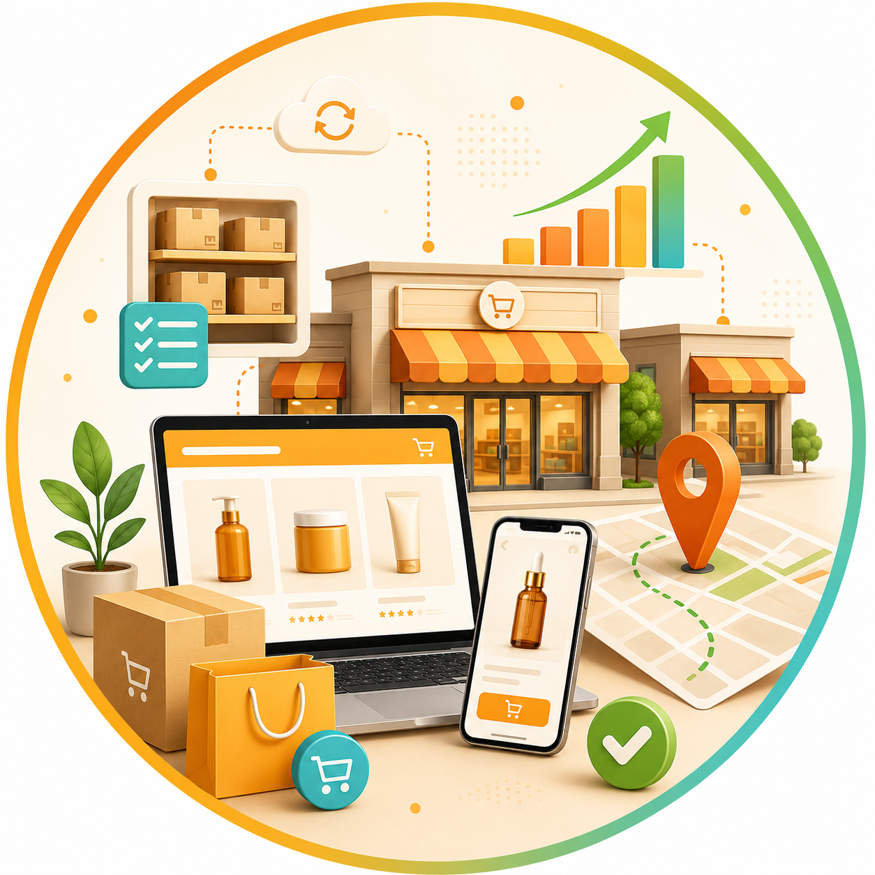 Retail Chain: Inventory-Led Ecommerce and Local Store Growth